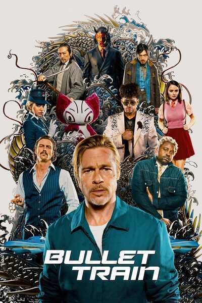 Bullet Train Hindi Dubbed Movie Poster (2022)