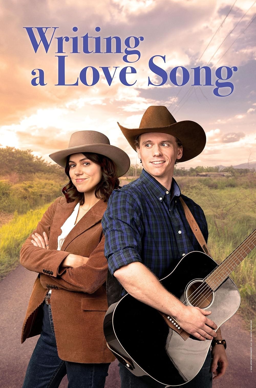 Writing a Love Song Hindi Dubbed Movie Poster (2024)