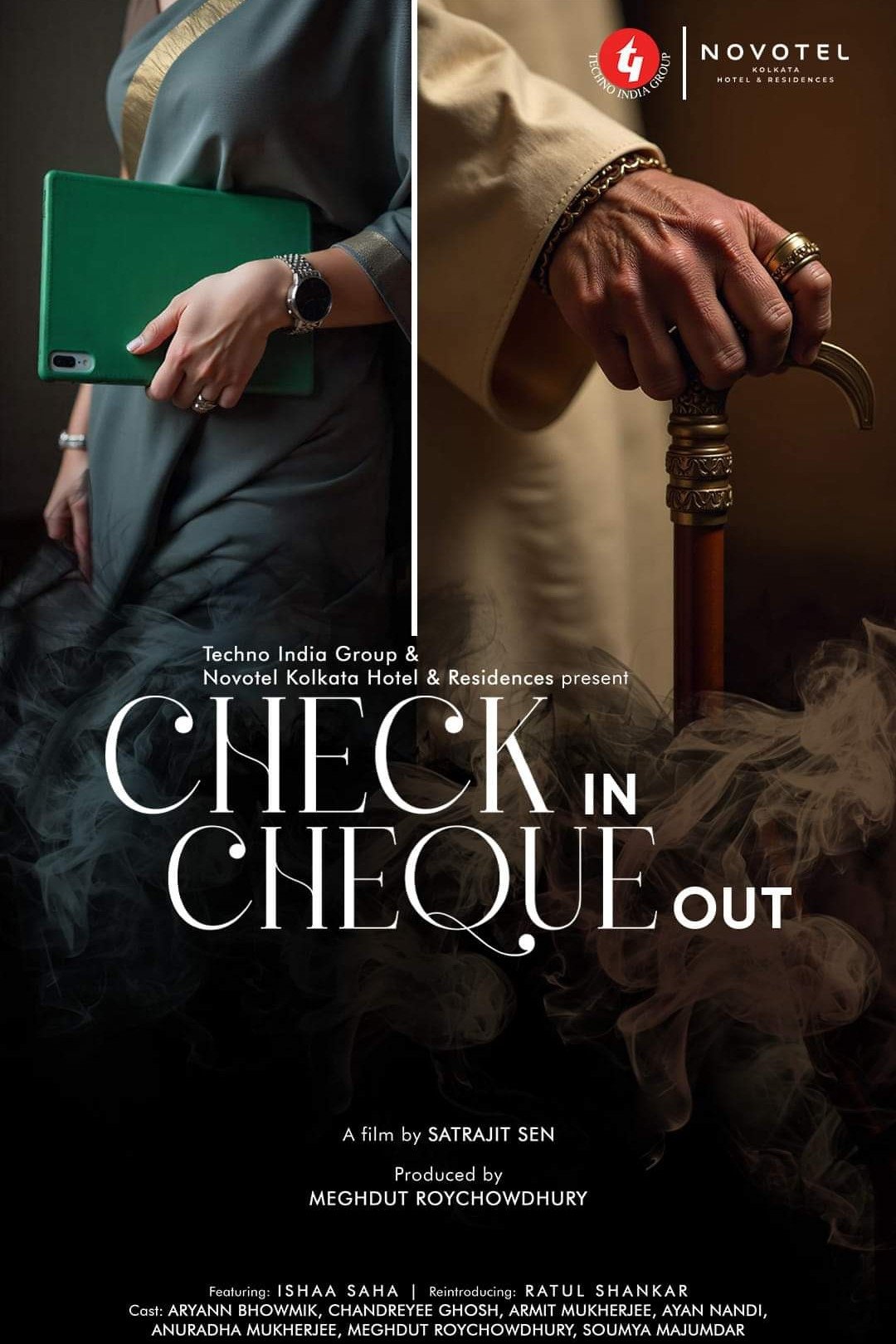 Check In Cheque Out Hindi Dubbed Movie Poster (2025)