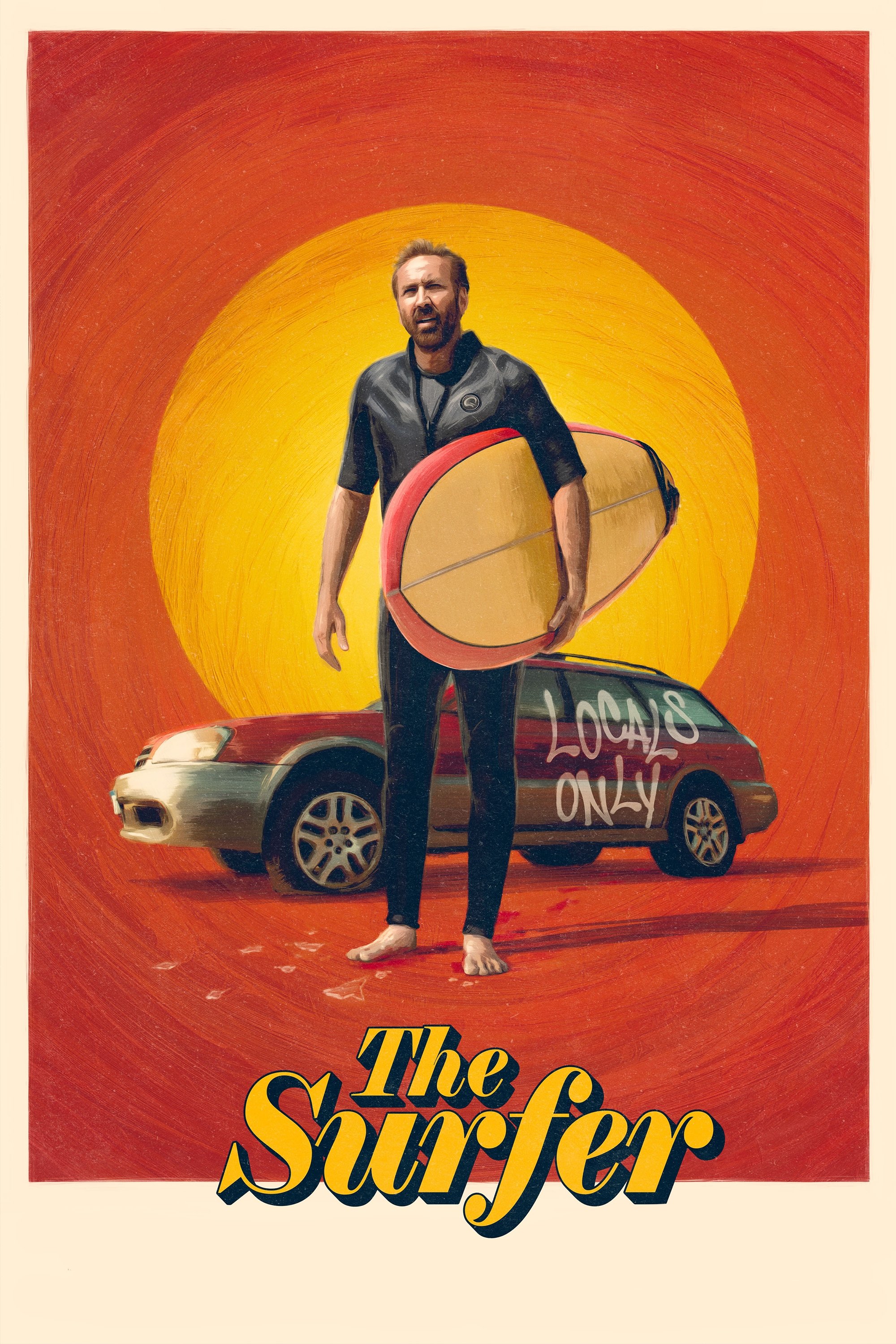 The Surfer Hindi Dubbed Movie Poster (2025)
