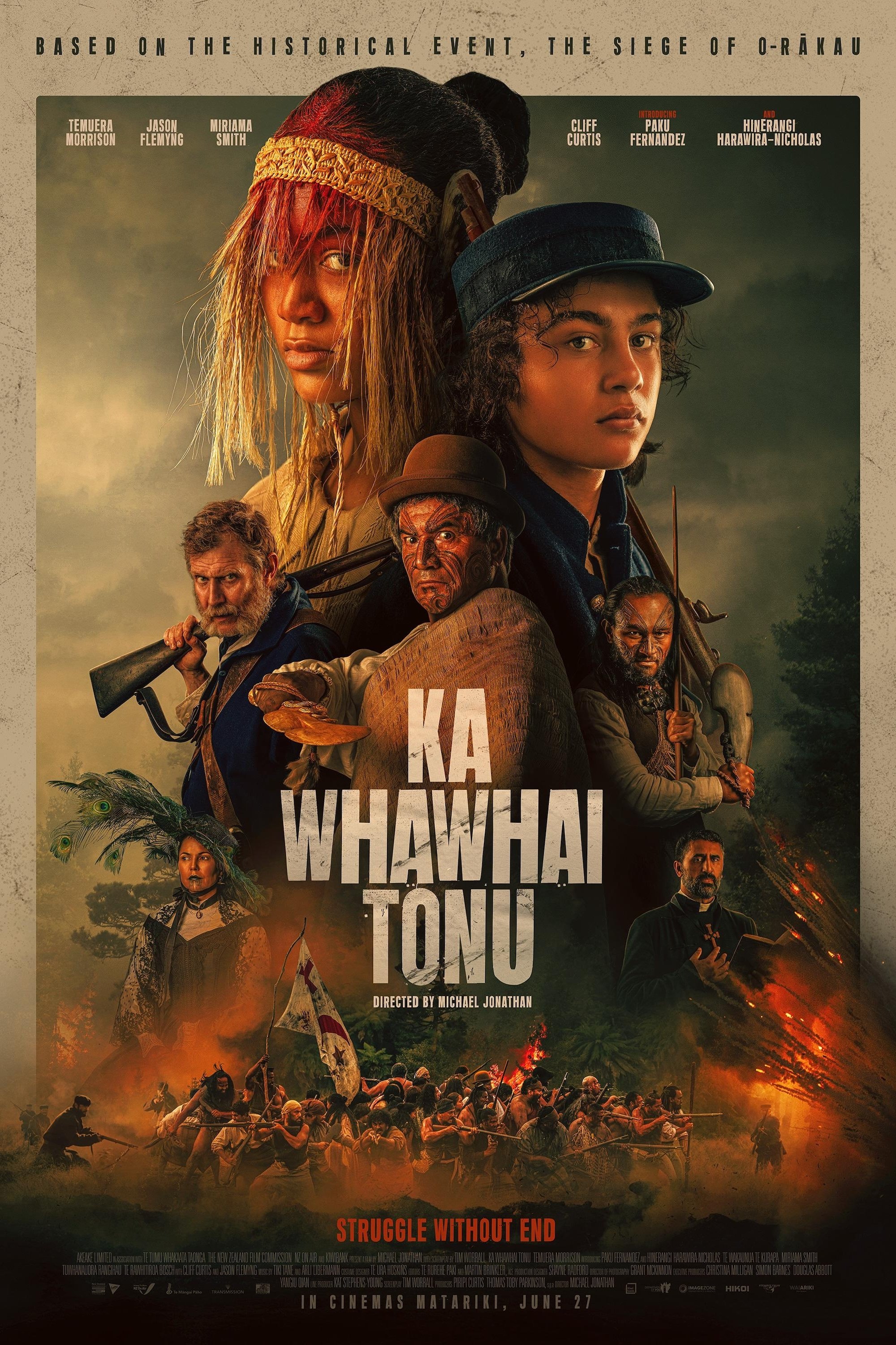 In the Fire of War Hindi Dubbed Movie Poster (2024)
