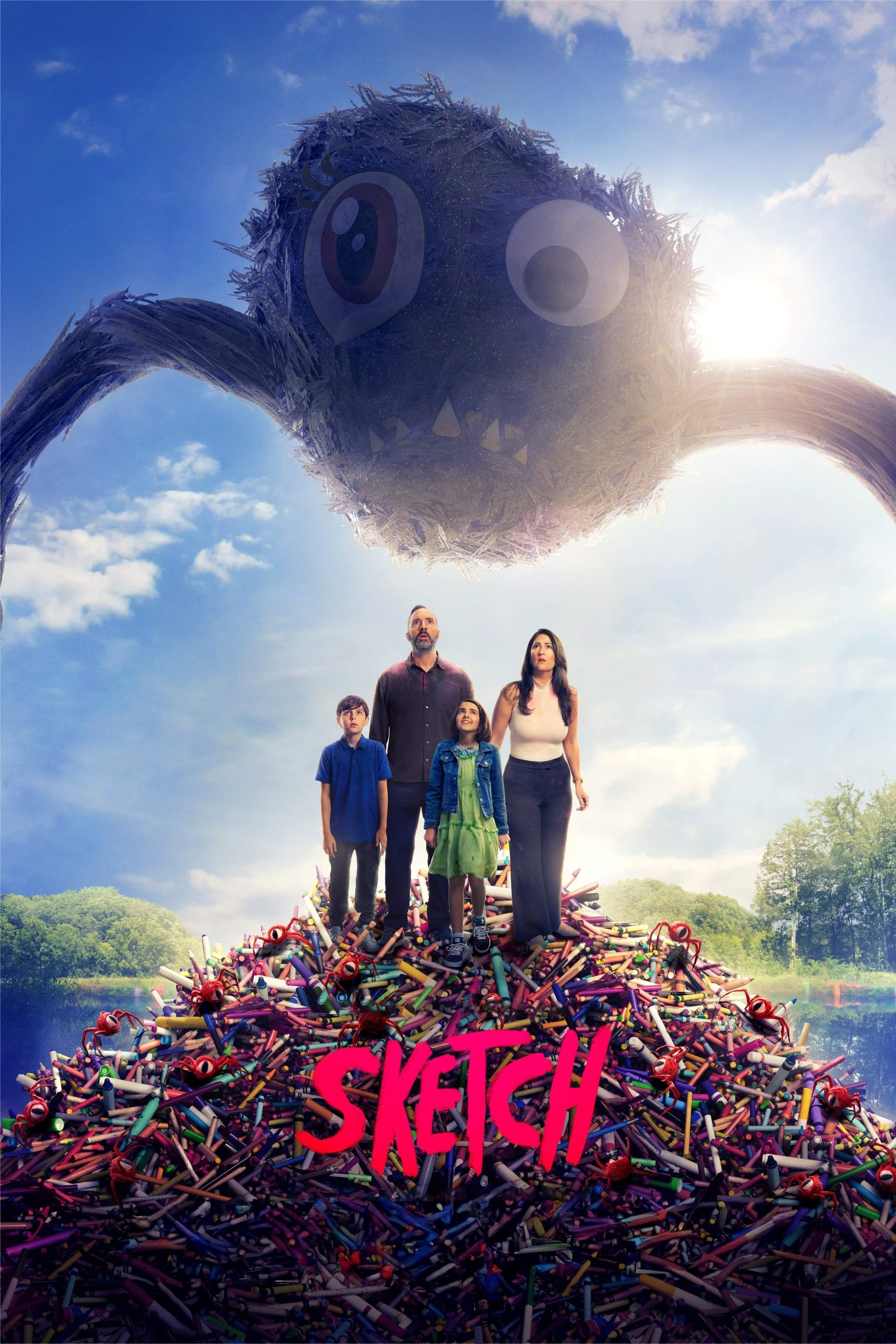 Sketch Hindi Dubbed Movie Poster (2025)