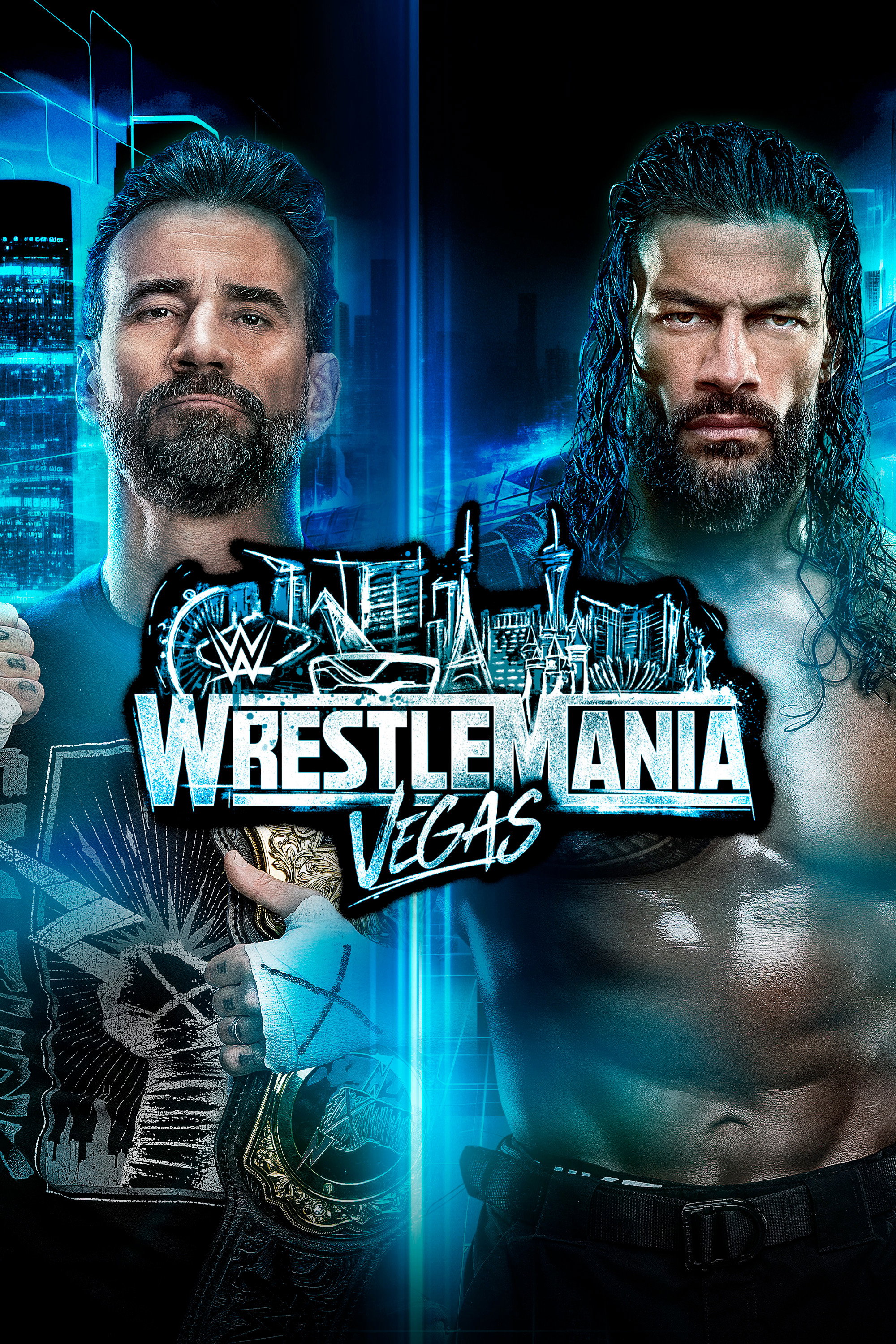 WWE WrestleMania 42 Sunday Hindi Dubbed Movie Poster (2026)