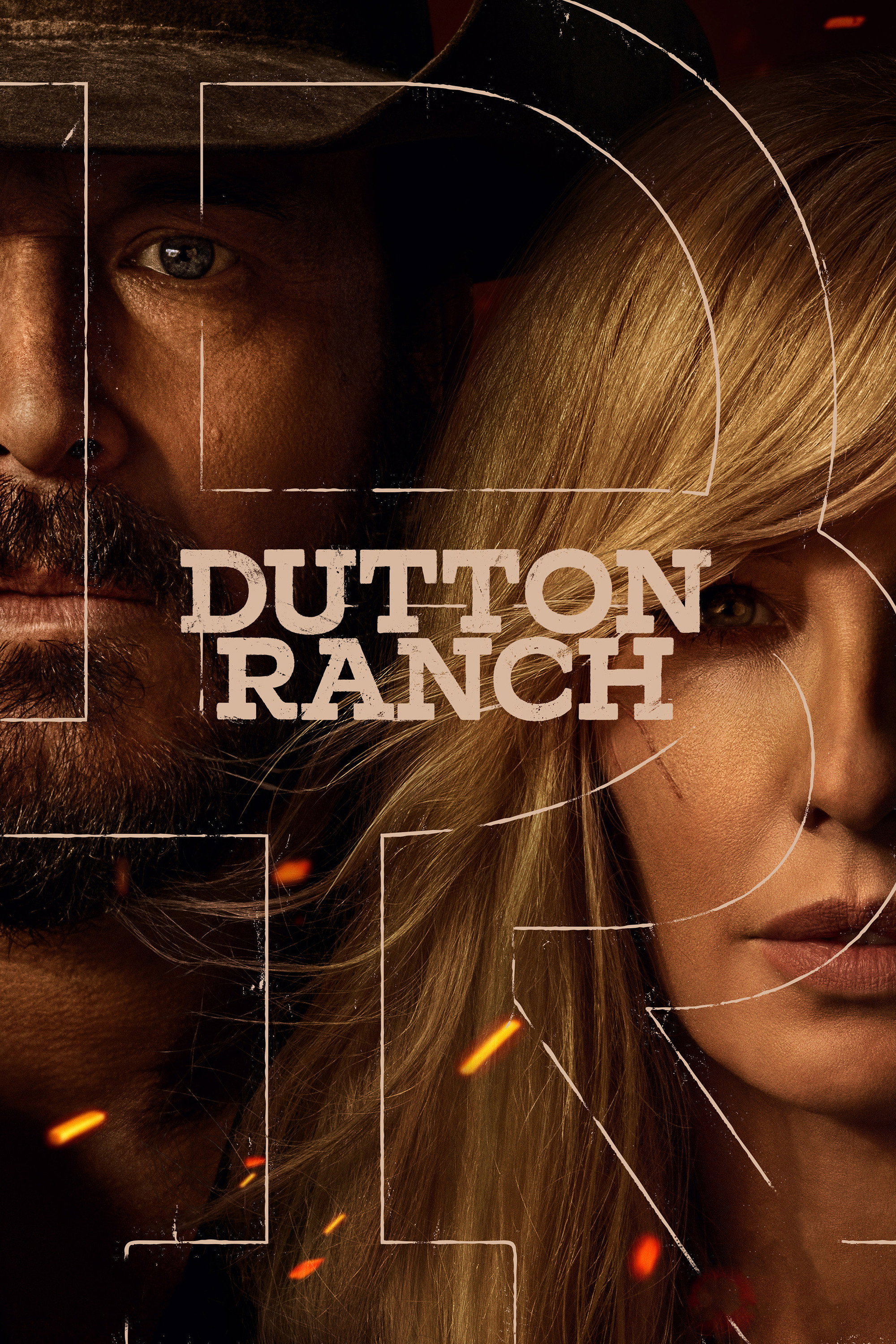 Dutton Ranch Hindi Dubbed Movie Poster (2026)