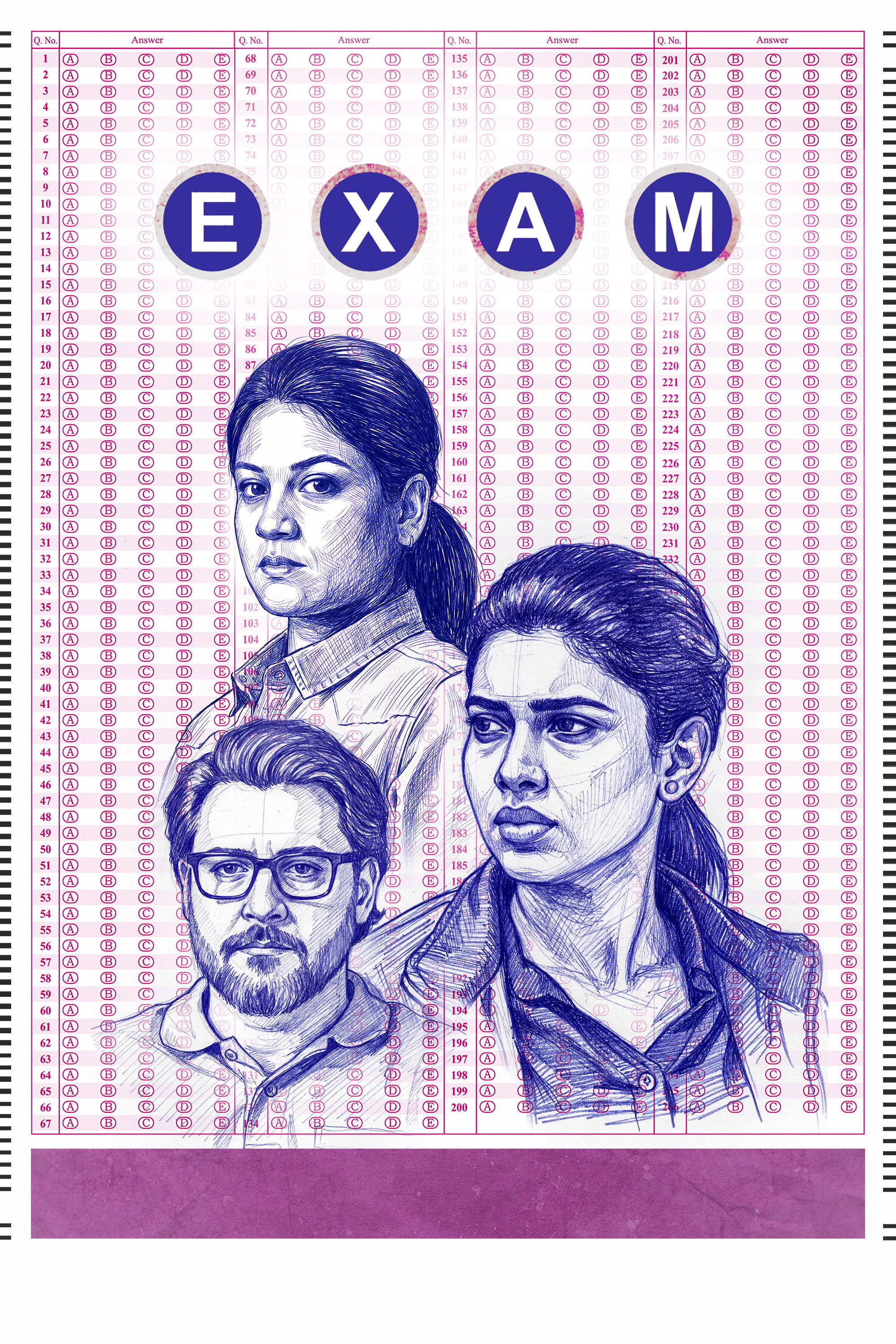 EXAM Hindi Dubbed Movie Poster (2026)