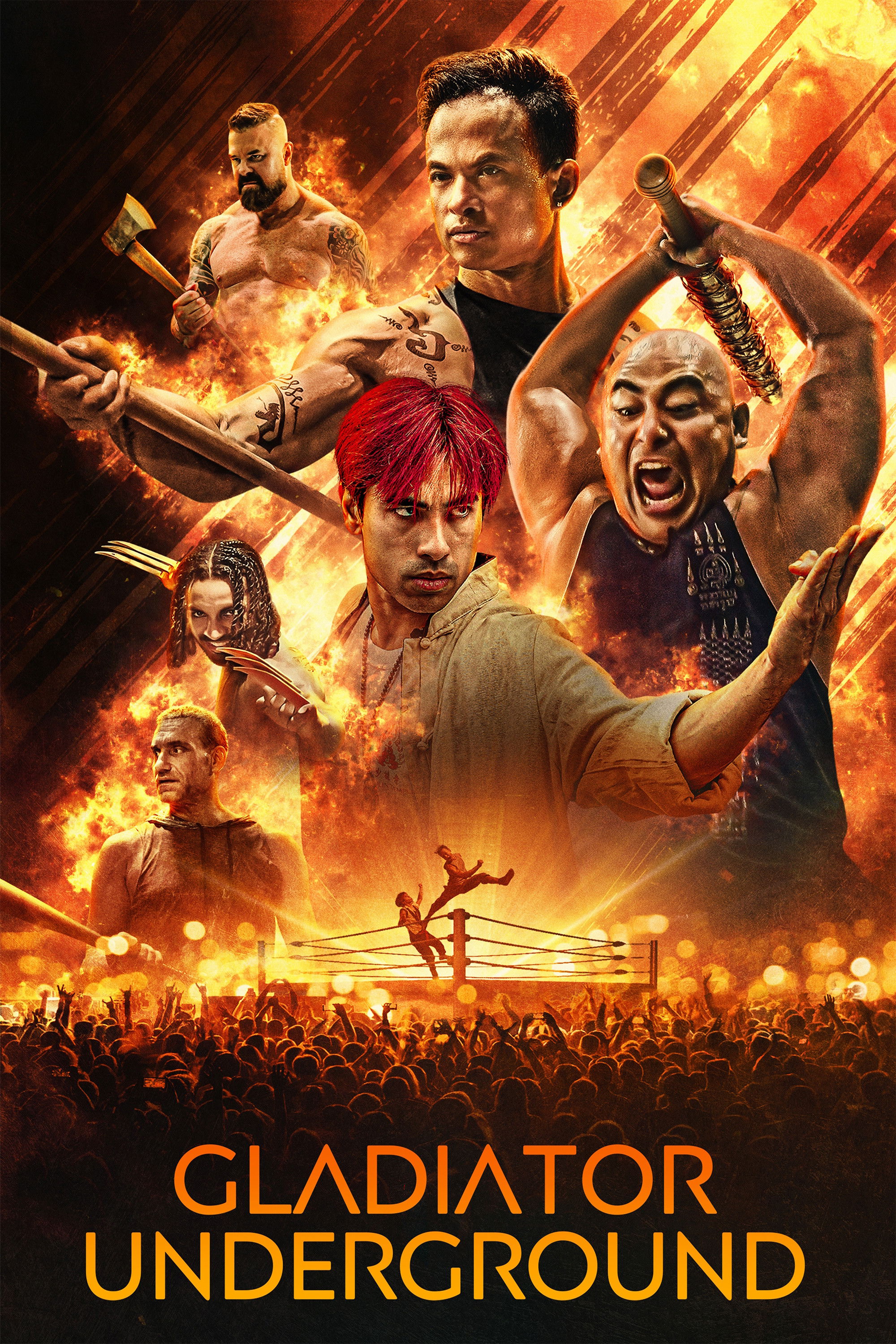 Gladiator Underground Hindi Dubbed Movie Poster (2025)