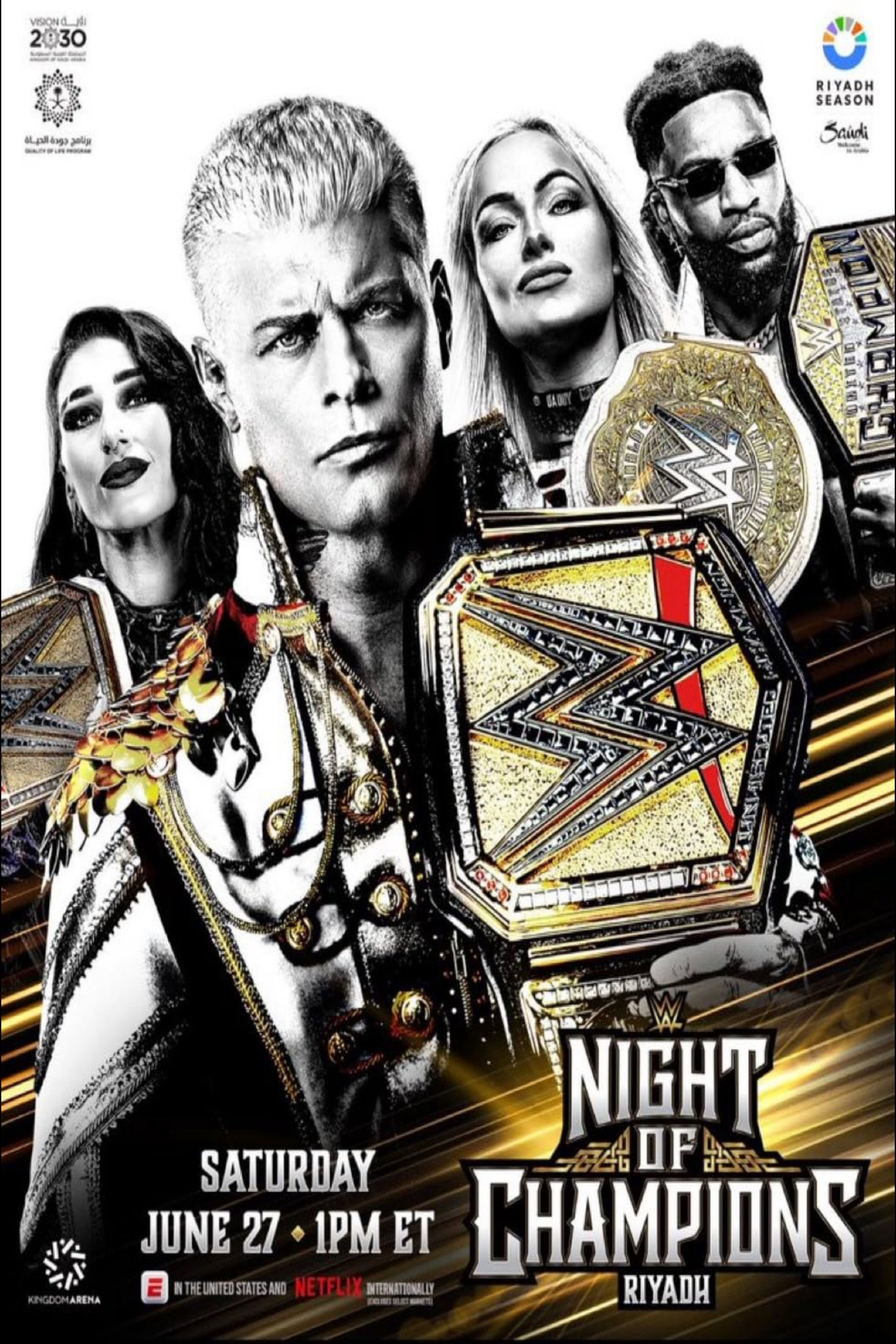 WWE Night of Champions 2026 Hindi Dubbed Movie Poster (2026)