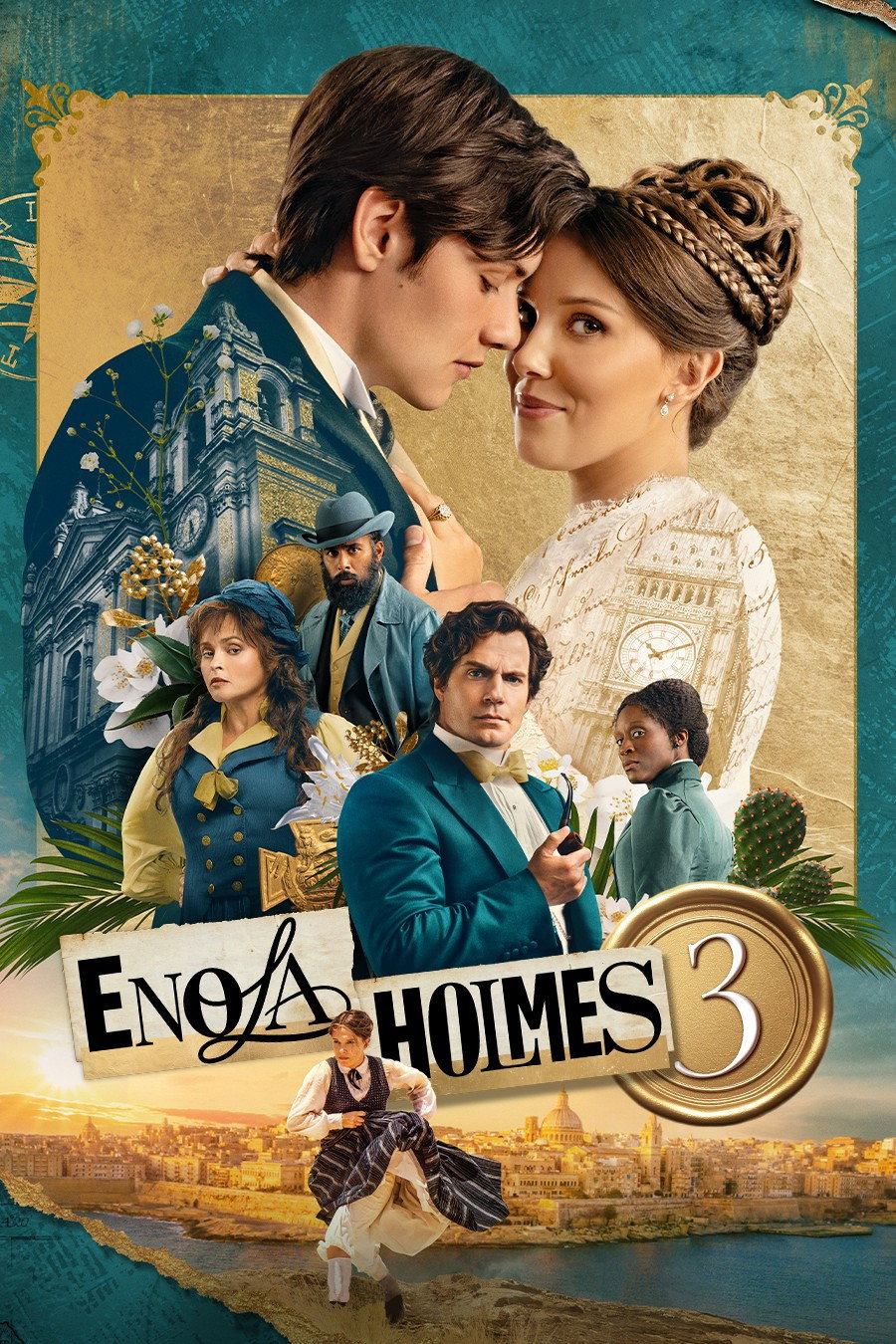 Enola Holmes 3 Hindi Dubbed Movie Poster (2026)