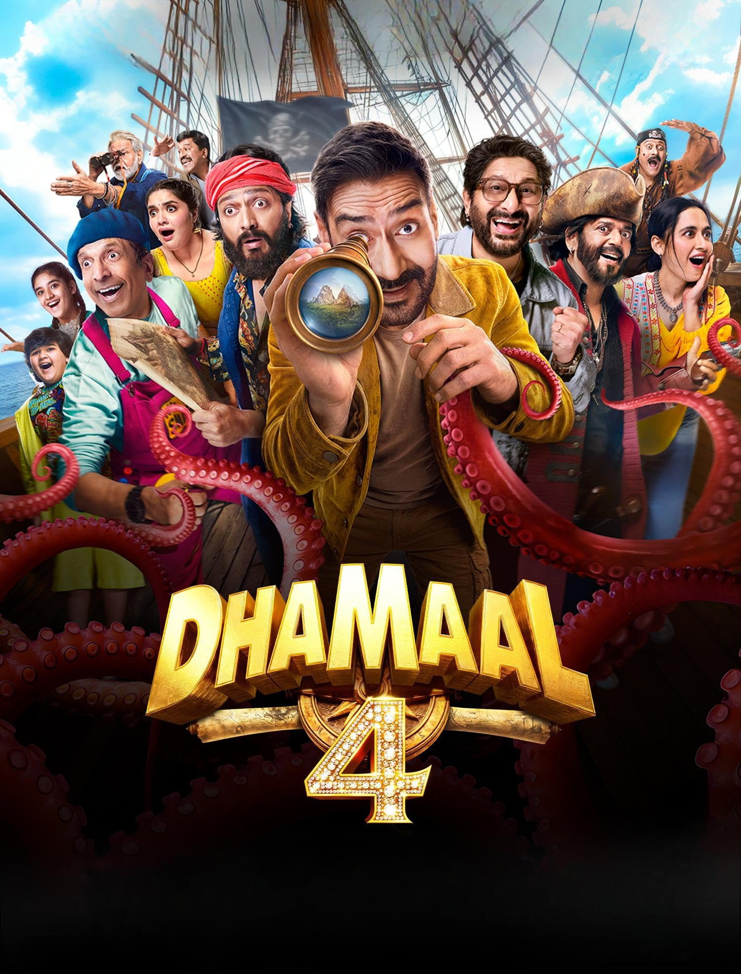Dhamaal 4 Hindi Dubbed Movie Poster (2026)