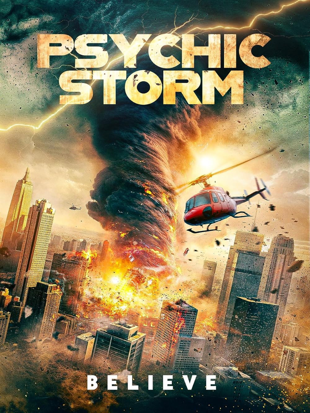 Psychic Storm Hindi Dubbed Movie Poster (2025)