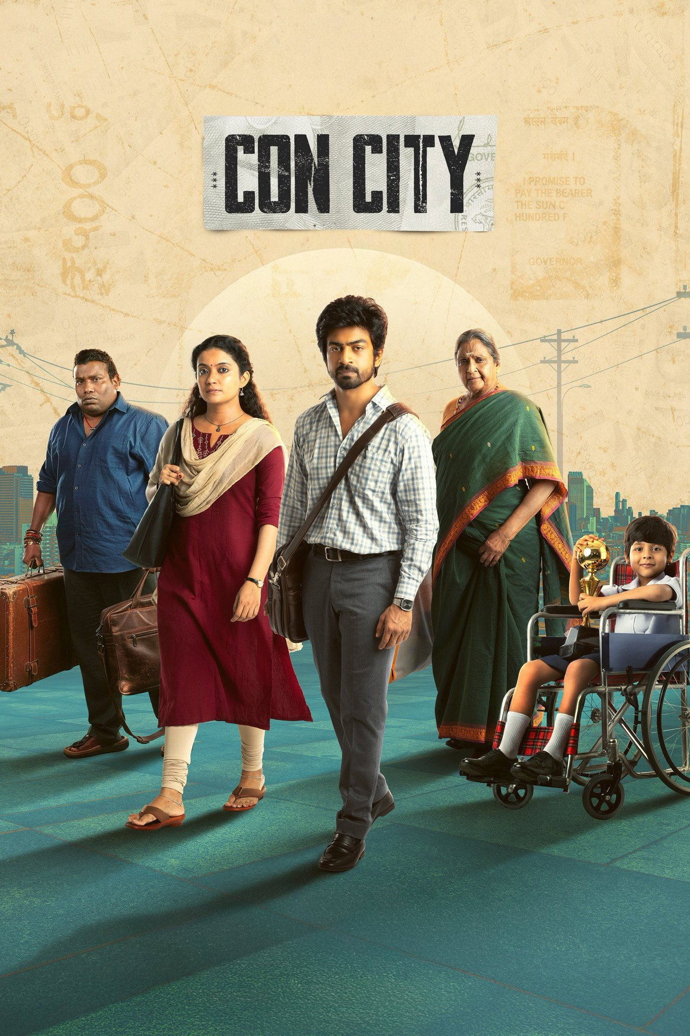 Con City Hindi Dubbed Movie Poster (2026)