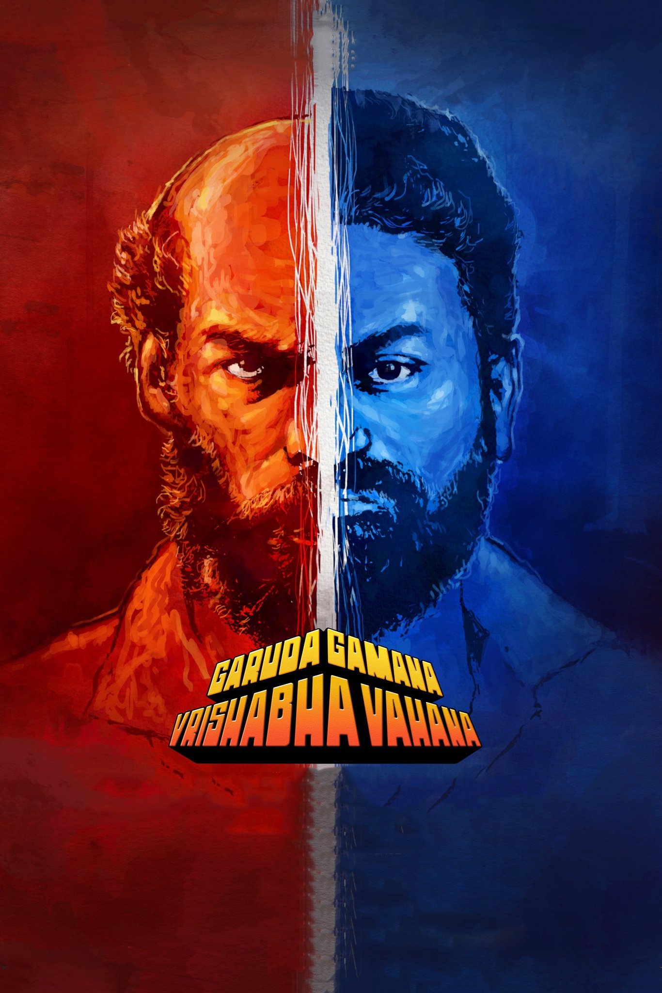 Garuda Gamana Vrishabha Vahana Hindi Dubbed Movie Poster (2021)